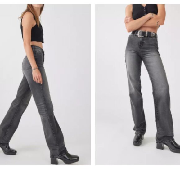 BDG Urban Outfitters high-rise slim black jeans - size 25 - Picture 1 of 8